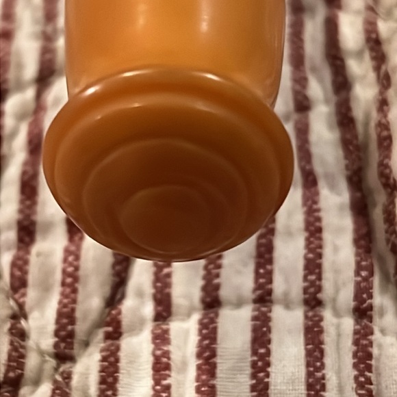 Vintage K.A. IMA ALP Silver plate over nickel butterscotch Bakelite lidded pan - Picture 3 of 9